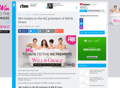 Win tickets to the NZ premiere of Will & Grace
