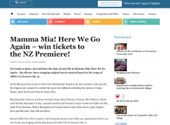 Win tickets to the NZ Premiere