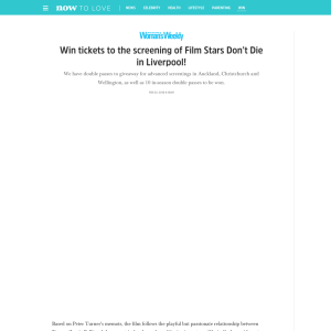 Win tickets to the screening of Film Stars Don’t Die in Liverpool