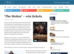 Win tickets to ‘The Stolen’