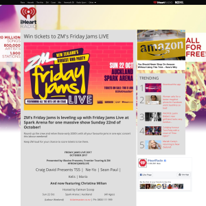 Win tickets to ZM's Friday Jams LIVE