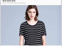 Win Two Fab New Striped Tees From AS Colour