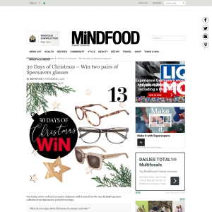 Win two pairs of Specsavers glasses