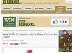 Win Wella Professionals Brilliance Leave in Balm