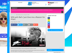 Win with Bel’s 'Just Give me a Reason for P!NK