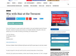 Win with Hair at the Terraces