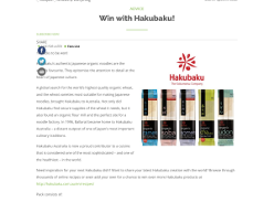 Win with Hakubaku