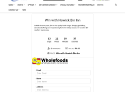 Win with Howick Bin Inn