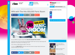 Win with The Hits $50,000 Panic Room