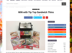 WIN with Tip Top Sandwich Thins
