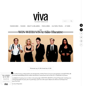 Win with VIVA: Silo Theatre