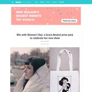 Win with Woman's Day: a Grace Neutral prize pack to celebrate her new show