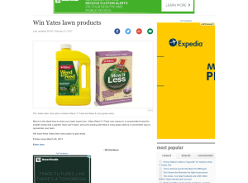 Win Yates lawn products