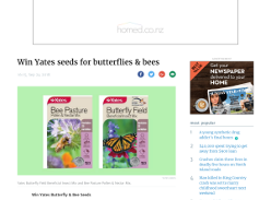 Win Yates seeds for butterflies & bees