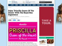 Win your chance to be at Priscilla Queen of the Desert, VIP styles