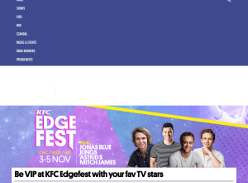 Win your chance to be VIP at KFC Edgefest with your fav TV stars