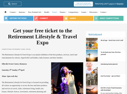 Win your free ticket to the Retirement Lifestyle and Travel Expo