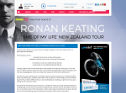Win your More FM Tickets to Ronan Keating's NZ Tour