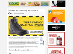 Win your own pair of No.8 Footwear safety boots