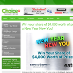 Win your share of $4,000 worth of prizes for a New Year New You!