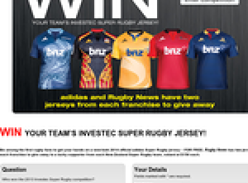 Win your Team's Investec Super Rugby Jersey