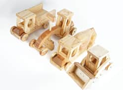 Win a Pioneer Wooden Toy Excavation Set