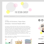 12 Days of Christmas | Paper Plane Giveaway + Exclusive Reader Offer!