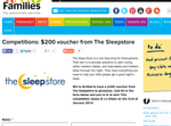 $200 voucher from The Sleepstore