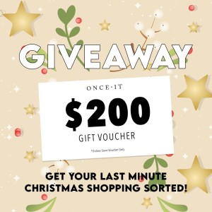 Win a $200 Onceit Voucher