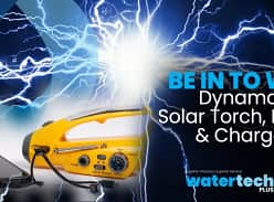 Win Solar Dynamo Torch, Radio and Charger