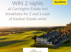 Win 2 nights at the renowned Carrington Estate