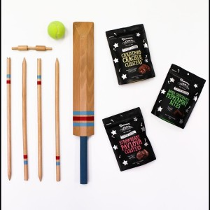 Win a backyard cricket set and a limited-edition Christmas chocolate pack