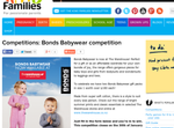 Bonds Babywear competition