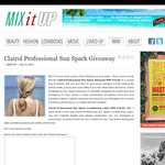 Clairol Professional Sun Spark Giveaway