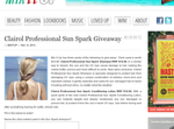 Clairol Professional Sun Spark Giveaway