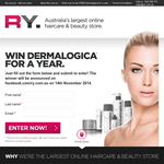 Free Dermalogica for a year