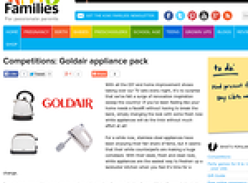 Goldair appliance pack
