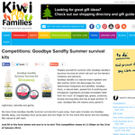 Goodbye Sandfly Summer survival kits