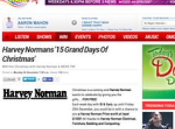 Harvey Normans '15 Grand Days Of Christmas'