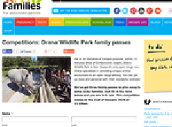 Orana Wildlife Park family passes