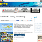 Take the NZ Fishing News Survey