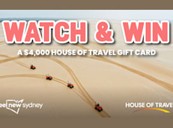 Win a $4,000 House of Travel Gift Card - Coast Radio NZ