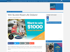 Win $1,000 Road Life Dollars
