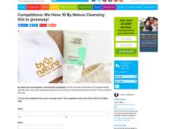 Win 1 of 10 By Nature Cleansing Kits