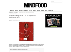 Win 1 of 10 copies of Jackie on DVD