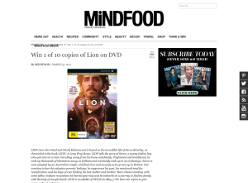 Win 1 of 10 copies of Lion on DVD