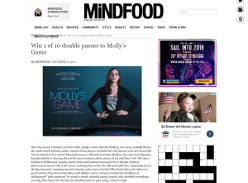 Win 1 of 10 double passes to Molly’s Game