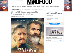 Win 1 of 10 double passes to The Professor and the Madman
