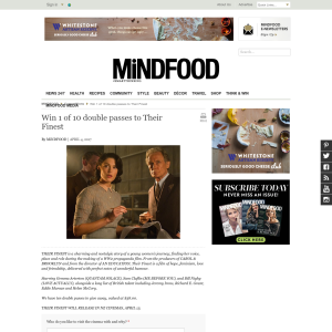 Win 1 of 10 double passes to Their Finest