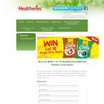 Win 1 of 10 Healtheries KidsCare Potato Curls Packs